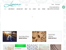 Tablet Screenshot of linensbythesea.com